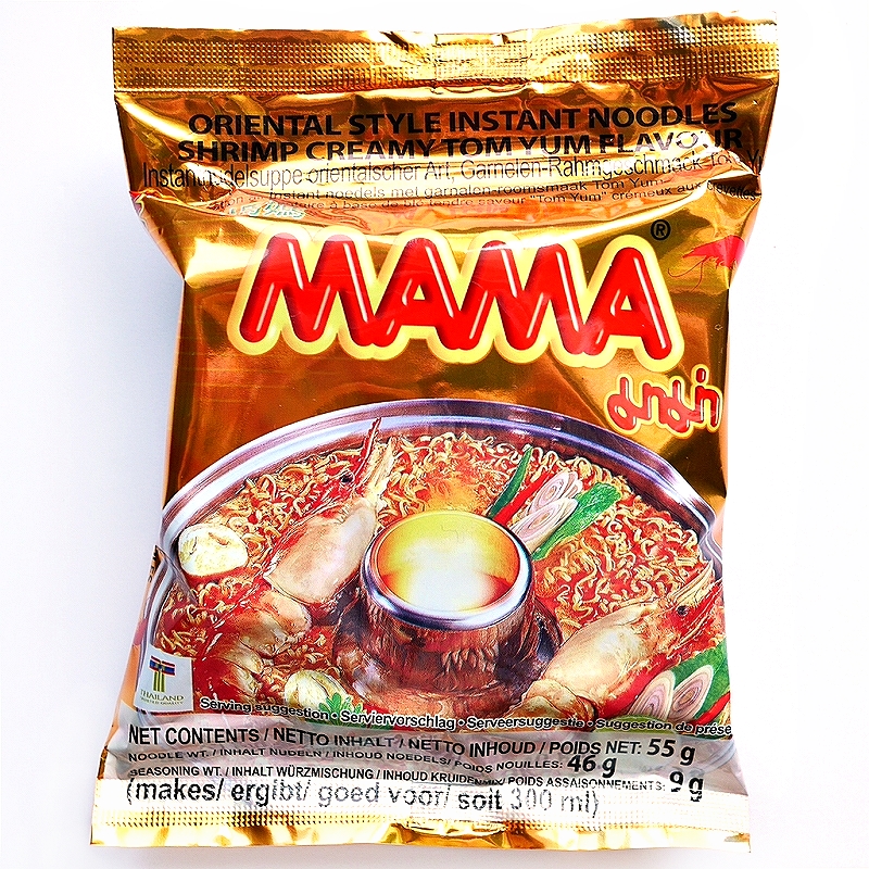 MAMA SHRIMP CREAMY TOM YUM　ママー　オリエンタルスタイルインスタントヌードル　トムヤムラーメン