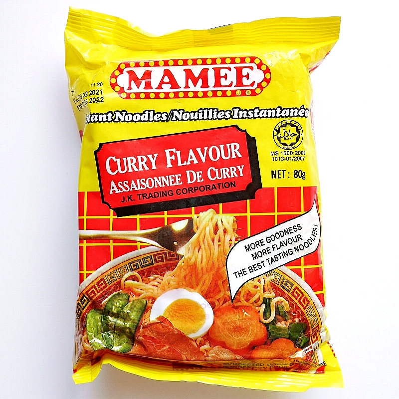 MAMEE Instant Noodles Curry Flavour　マミー　インスタントヌードル　カレー味
