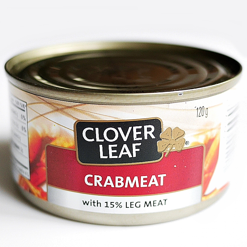 CLOVER LEAF CRABMEAT with 15% LEG MEAT　クローバーリーフ　クラブミート　カニ缶