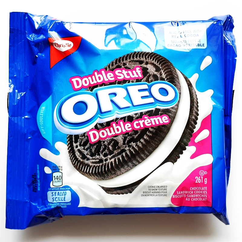 オレオダブルスタッフ　クリーム２倍　Double Stuf OREO 261g