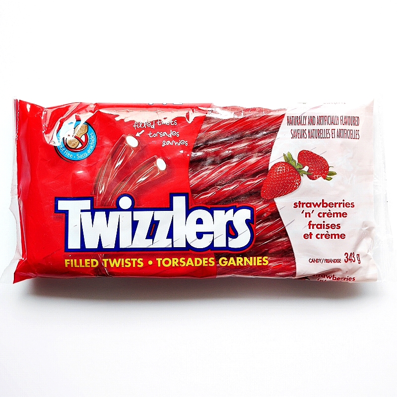 twizzlersアメリカお菓子ストロベリー味 - 菓子