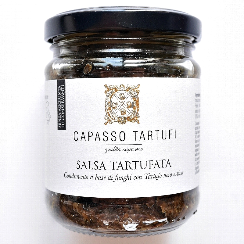 CAPASSO TARTUFI SALSA TARTUFATA　黒トリュフソース　170g