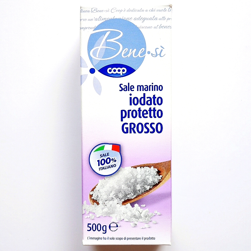 みんなの口コミ】COOP Sale marino iodato protetto GROSSO 500g コープ 海塩 粗塩