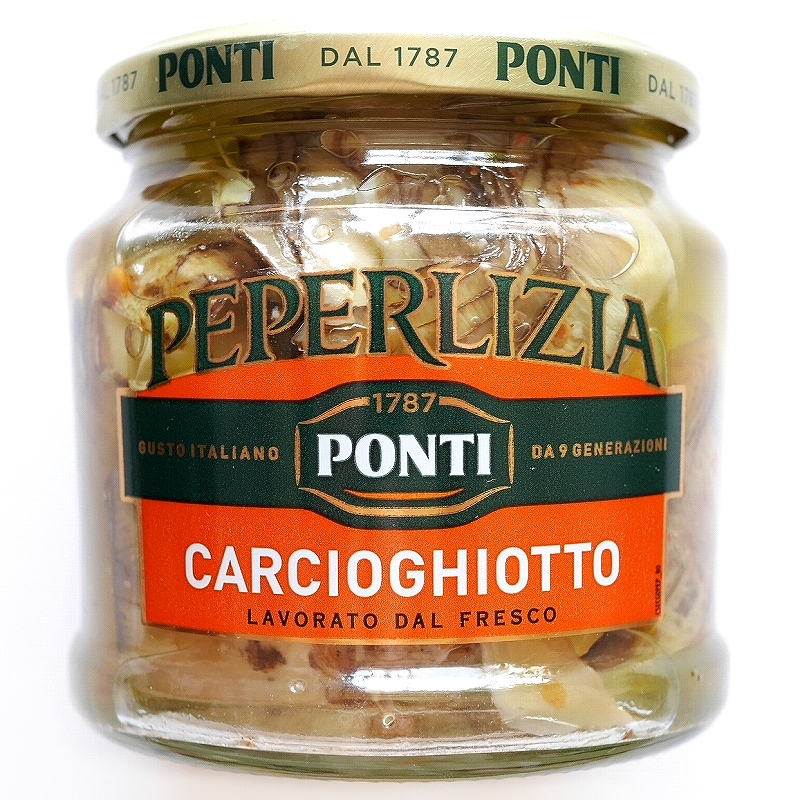 PONTI PEPERLIZIA CARCIOGHIOTTO　カルチョーフィ　アーティチョークの酢漬け　ピクルス