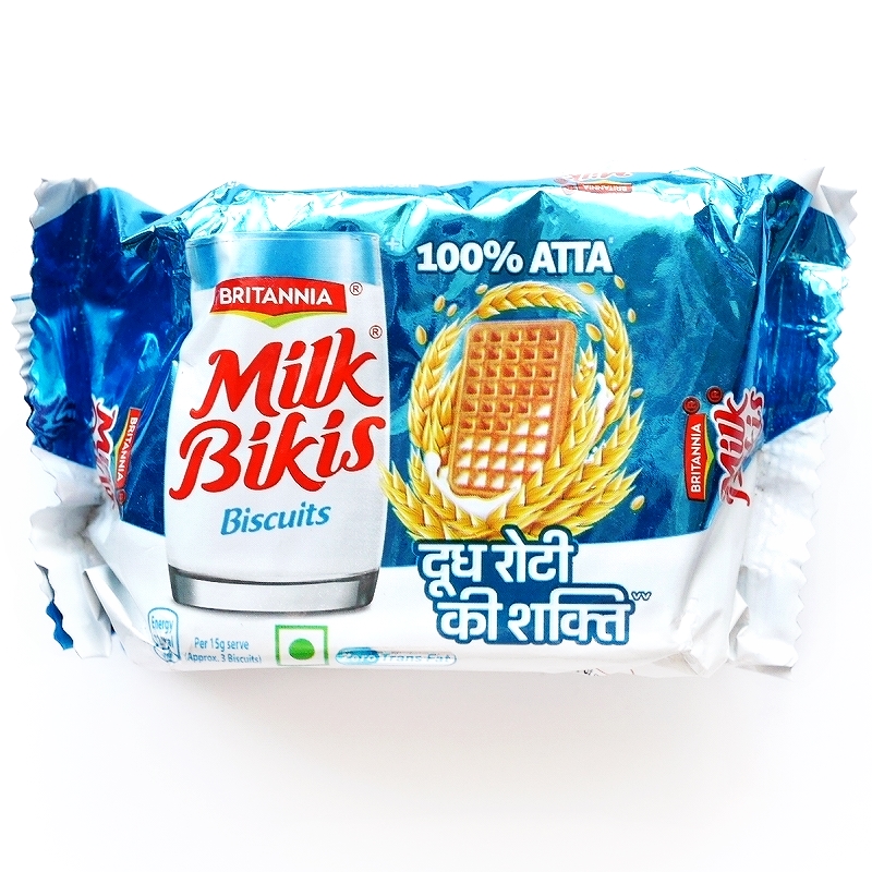 BRITANNIA Milk Bikis Biscuits 100% ATTA　ブリタニア　ミルクビキィスビスケット