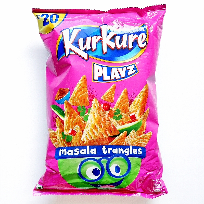 KurKure PLAYZ masala trangles　クルクレ　プレイズ　マサラトライアングル　58g