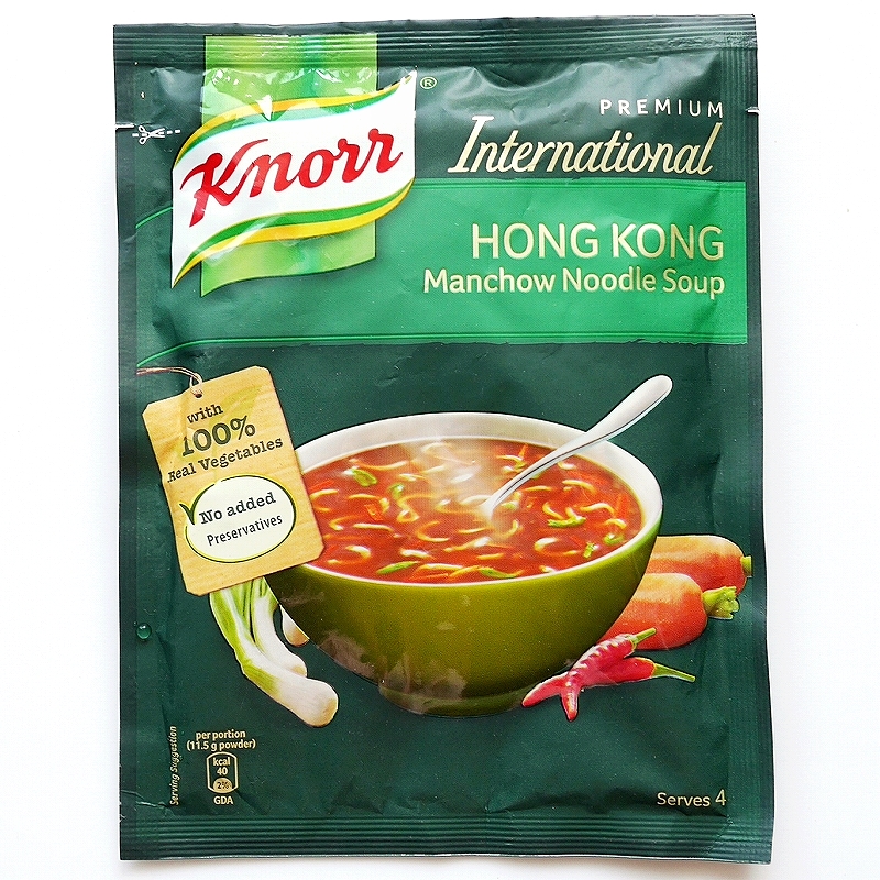 Knorr HONG KONG Manchow Noodle Soup　クノール　ホンコンマンチョウヌードルスープの素