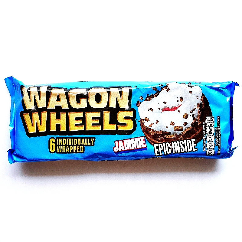 バートンズ　ワゴンウィールズジャミー　6個入り　Burton's Wagon Wheels Jammie