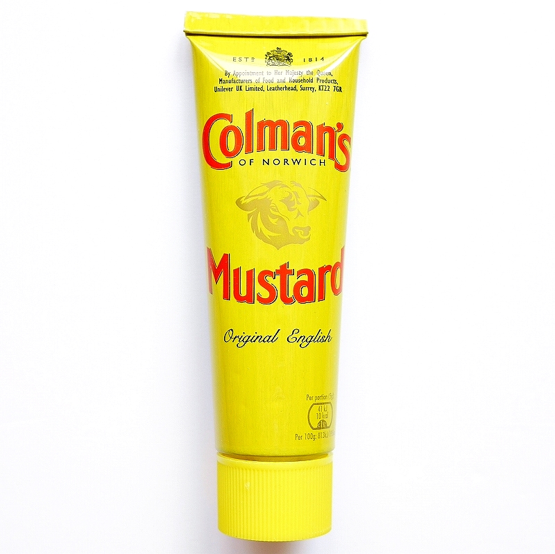 コールマン　オリジナルイングリッシュマスタード　チューブ入り　Colman's English Mustard 50g