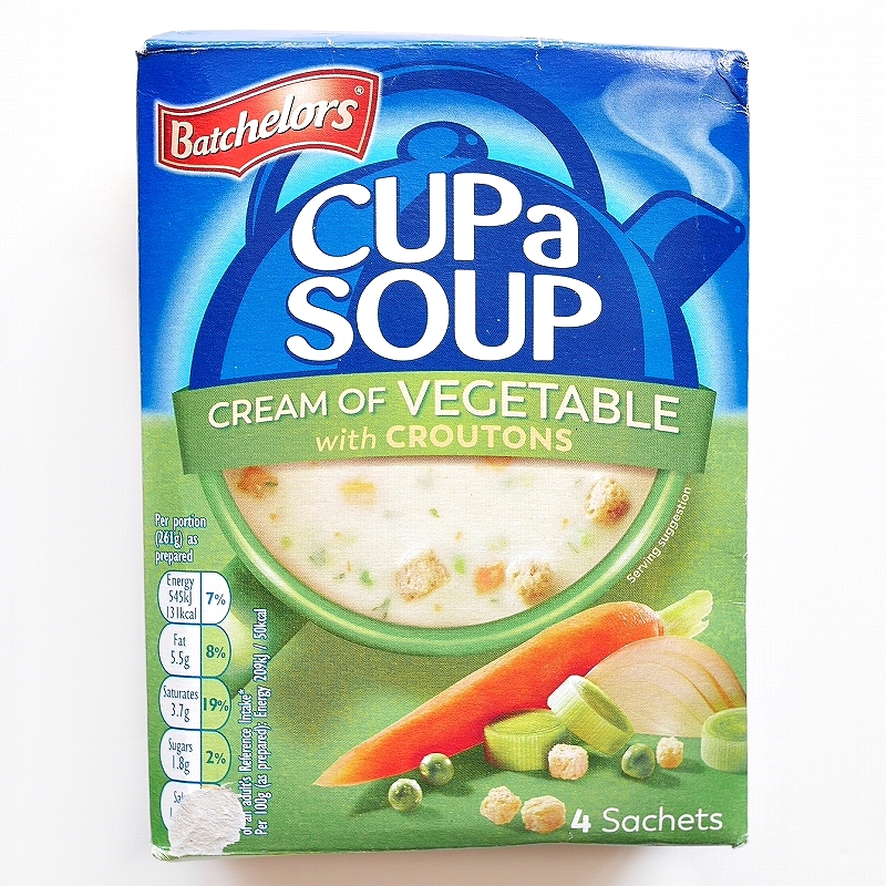 バチェラーズ　カップスープ野菜クリーム　Batchelors Cup a Soup Cream of Vegetable