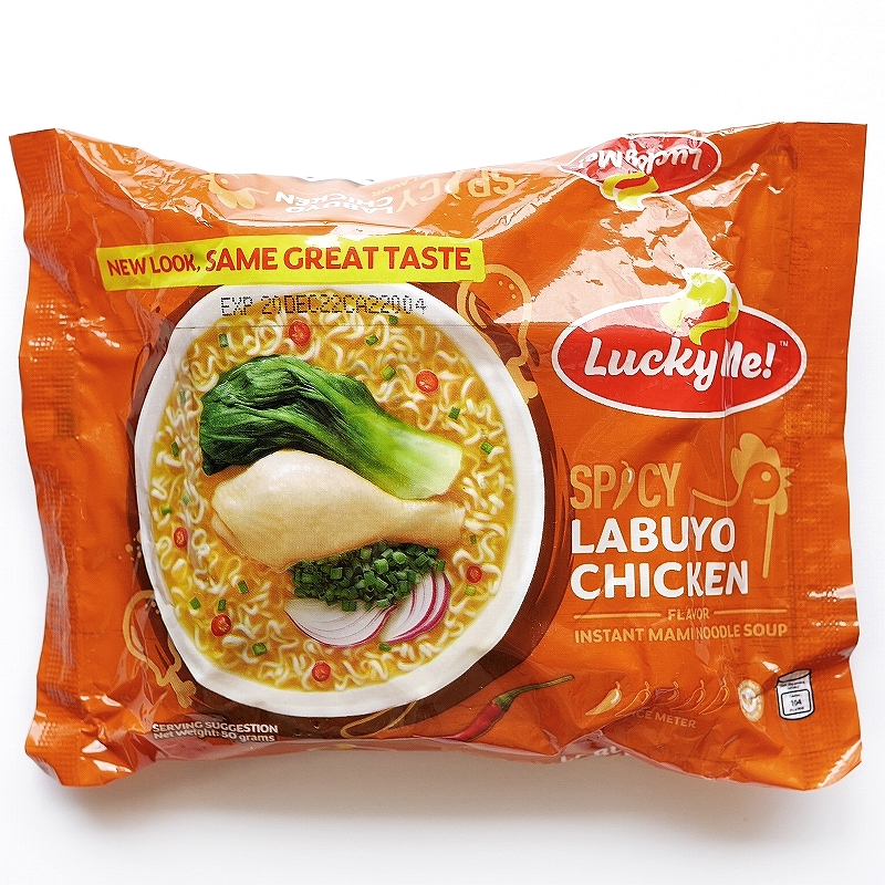 ラッキーミー　スパイシーラブヨチキン　インスタント麺　マミ　Lucky Me! Spicy Labuyo Chicken