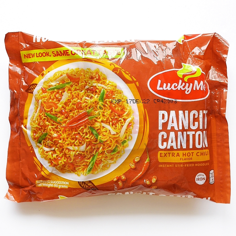 ラッキーミー　パンシットカントン　エクストラホットチリ　インスタント麺　Lucky Me! PANCIT CANTON