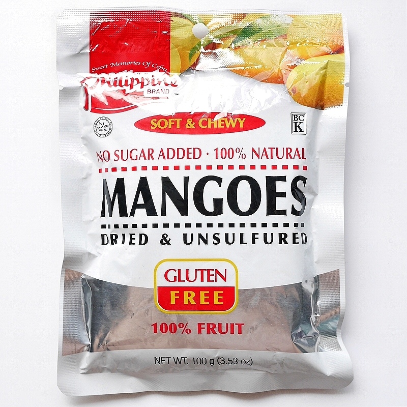 フィリピンブランド　砂糖不使用　酸化防止剤不使用　ドライマンゴー　Philippine BRAND MANGOES