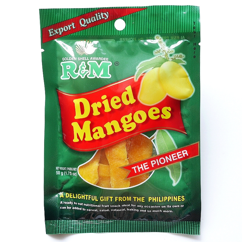 R&M Dried Mangoes 50g ドライマンゴー