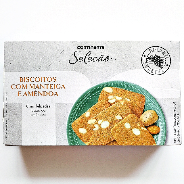 CONTINENTE Biscoitos de Manteiga e Amêndoa アーモンドバタークッキー