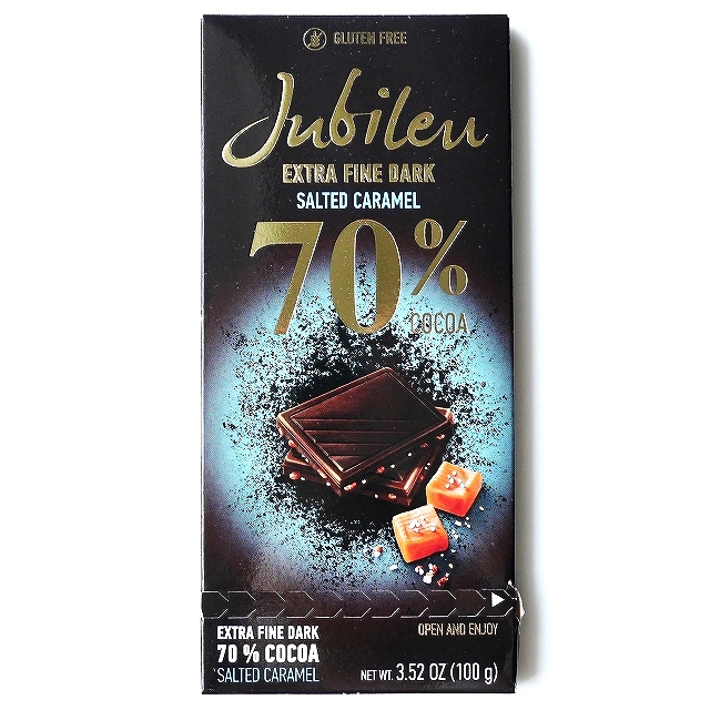 Jubileu SALTED CARAMEL　カカオ70%　塩キャラメルダークチョコレート