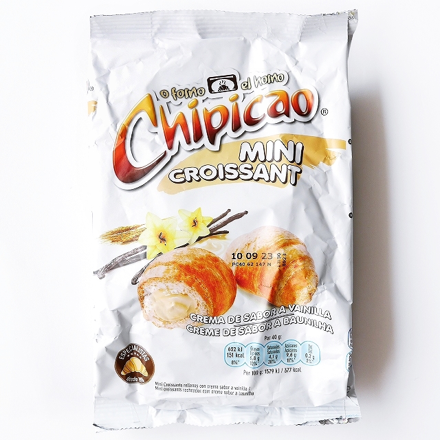 Chipicao mini croissant　ミニクロワッサン　バニラクリーム入り