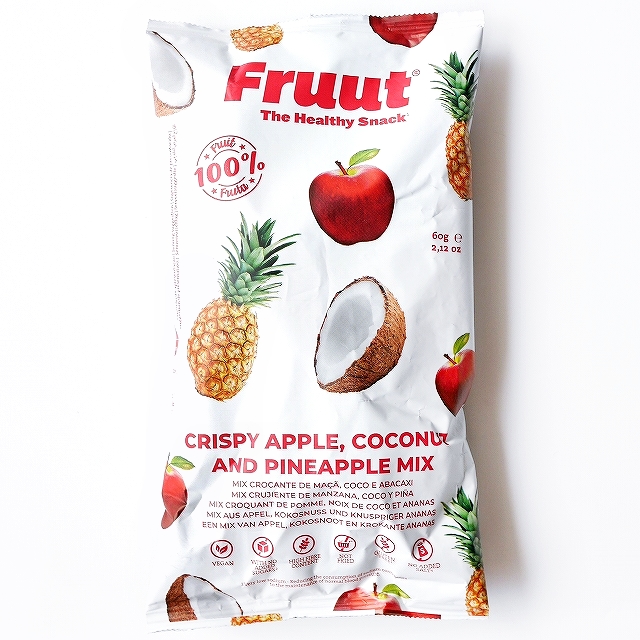 Fruut　ドライフルーツチップス　りんご・ココナッツ・パイナップルミックス