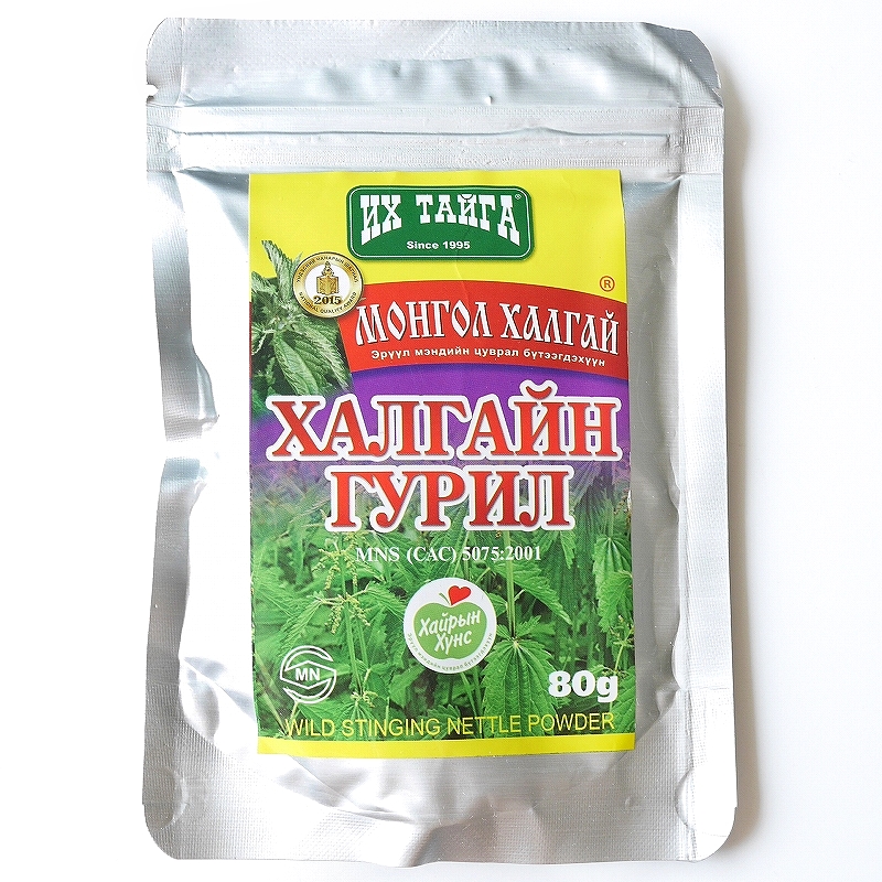 スティンギングネトルパウダー　セイヨウイラクサ　ИХ ТАЙГА WILD STINGING NETTLE POWDER