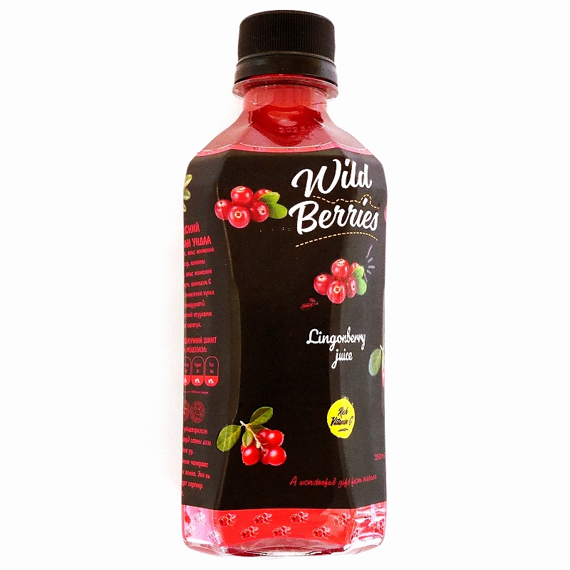 ワイルドベリーズ　リンゴンベリージュース　Wild Berries Lingonberry juice