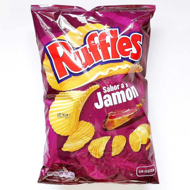 ラッフルズ　ポテトチップス　生ハム味　Ruffels Sabor a Jamón