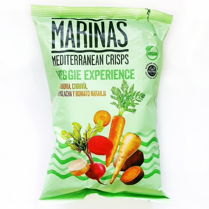 MARINAS MEDITERRANEAN CRIPS VEGGIE　ベジー　地中海野菜チップス