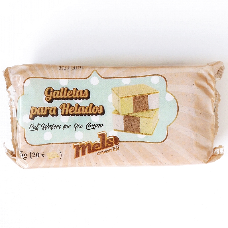 galletas para Helados mels　メルス　アイスクリームクッキー