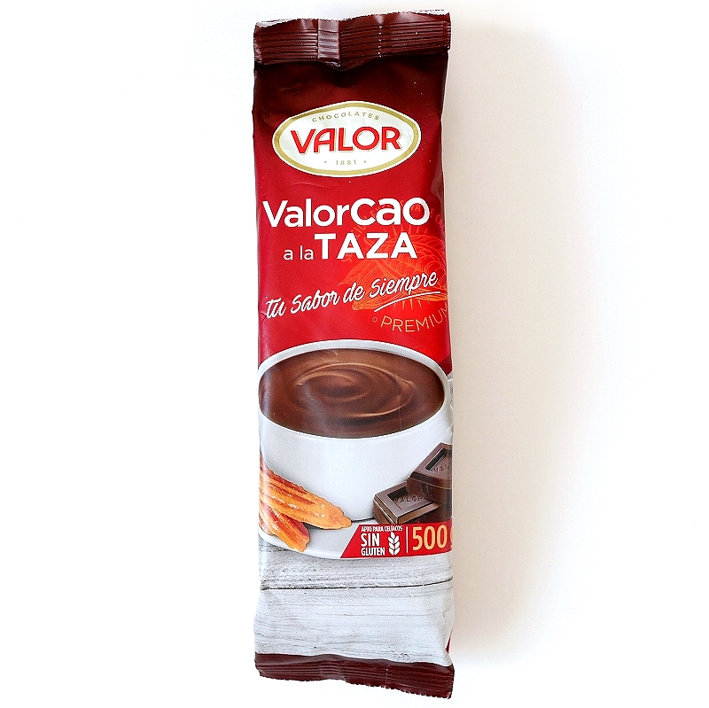 バロール　ホットチョコレートの素　粉末　VALOR Valorcao a la TAZA 500g