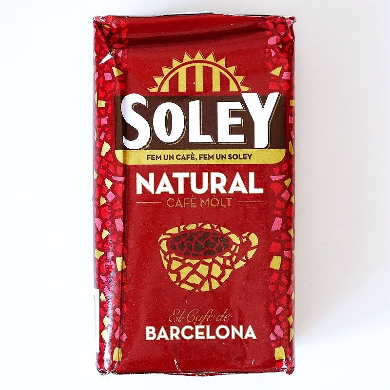 SOLEY NATURAL CAFÈ MOLT BARCELONA　ナチュラル　コーヒー粉　バルセロナ