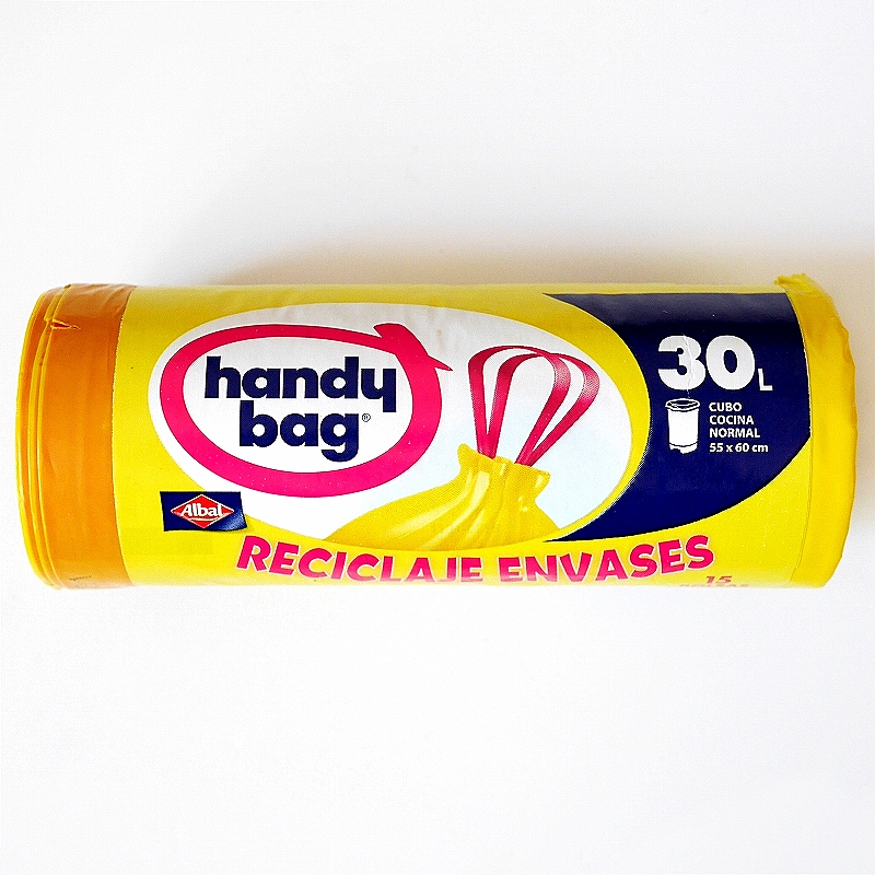 handy bag RECICLAJE ENVASES 30L 15袋 ゴミ袋