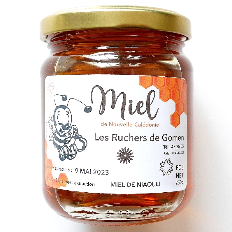 Miel Les Ruchers de Gomen NIAOULI　ニューカレドニア産蜂蜜　ニアウリの蜂蜜　250g