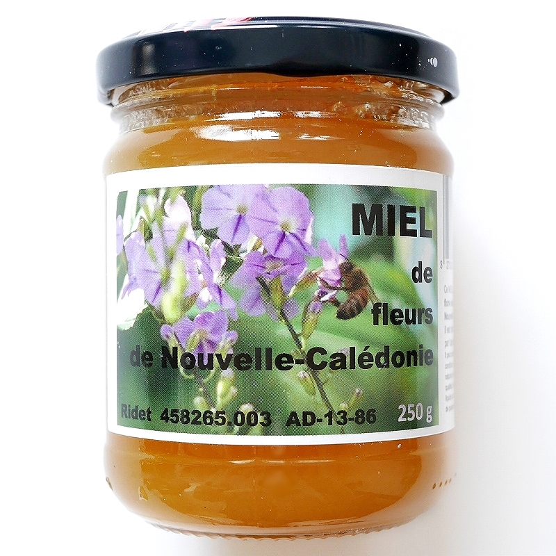 MIEL de fleurs de Nouvelle-Caledonie　ニューカレドニアの花の蜂蜜　250g