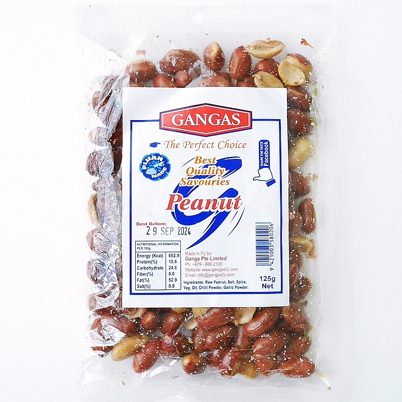 GANGAS Best Quality Savouries Peanut 125g　ピーナッツ