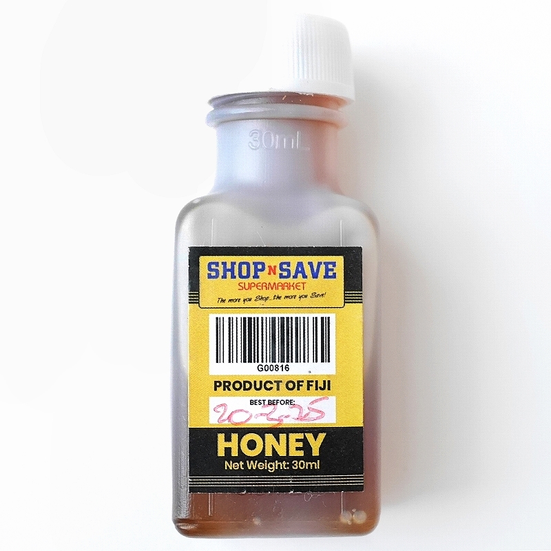 SHOP N SAVE PRODUCT OF FIJI HONEY 30ml　フィジー産蜂蜜