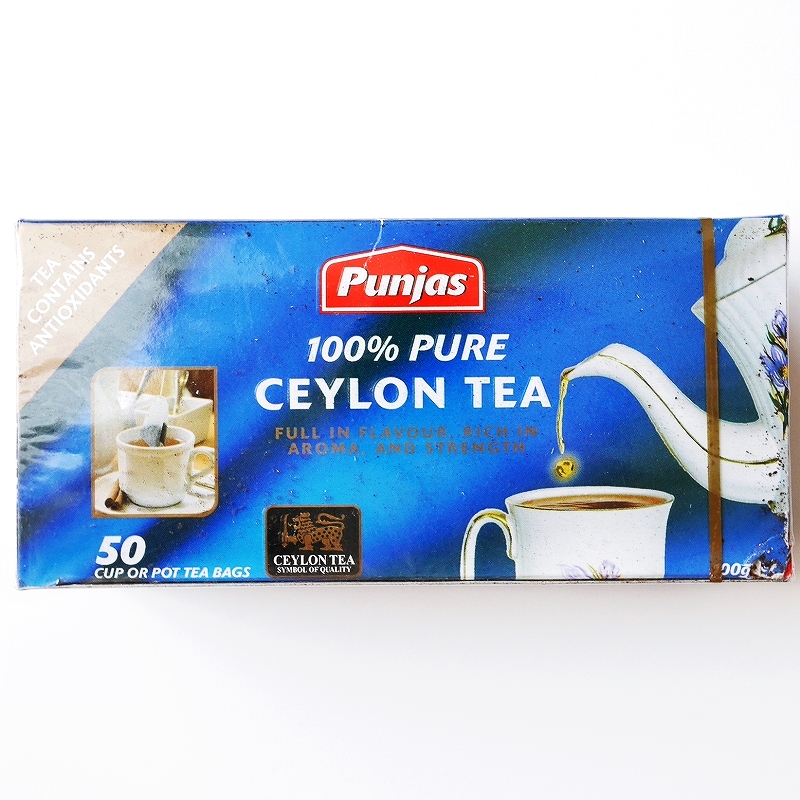 Punjas 100% PURE CEYLON TEA　セイロンティー　ティーバッグ　50個