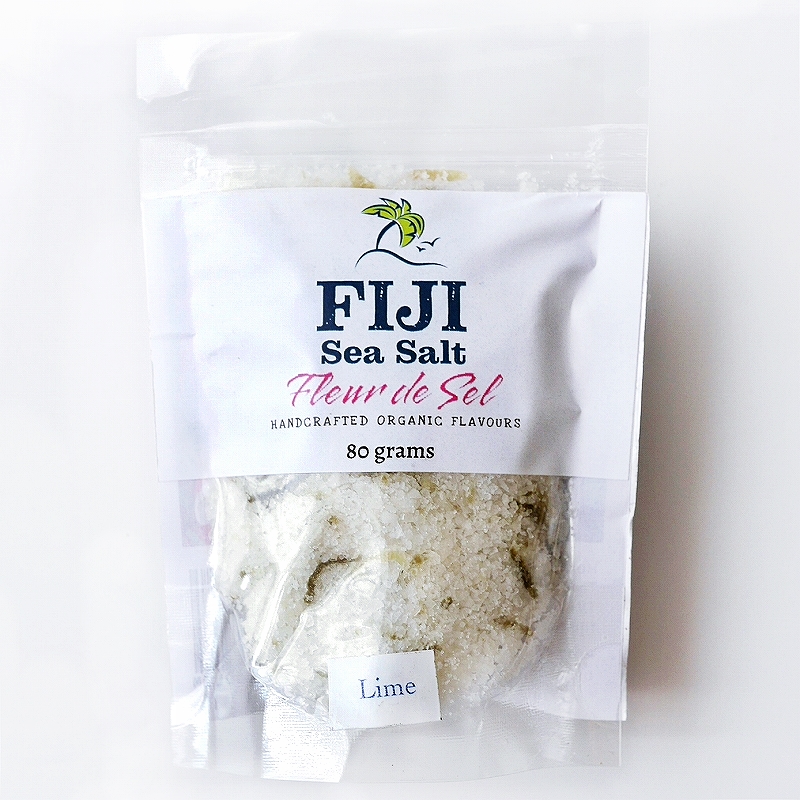 FIJI Sea Salt Fleur de Sel Lime 80g　フィジーシーソルト　フルールドセル　ライム塩