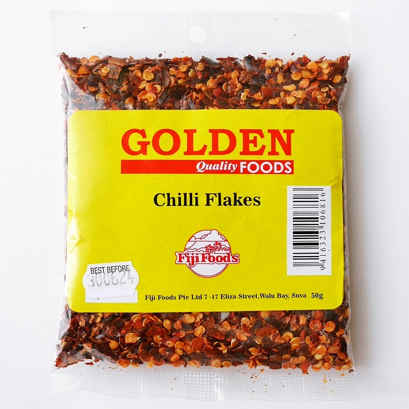 Fiji Foods GOLDEN Chilli Flakes 50g　フィジーフーズ　ゴールデン　チリフレーク