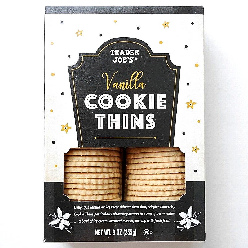 トレーダージョーズ　バニラクッキーシンズ　Trader Joe's Vanilla COOKIE THINS