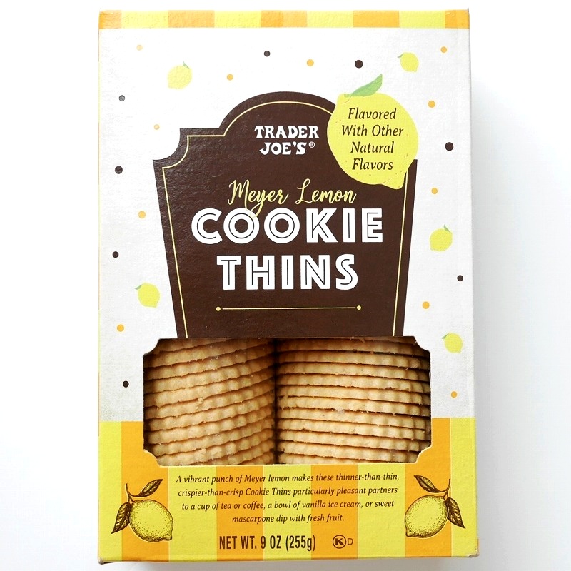 トレーダージョーズ　マイヤーレモンクッキーシンズ　Meyer Lemon COOKIE THINS