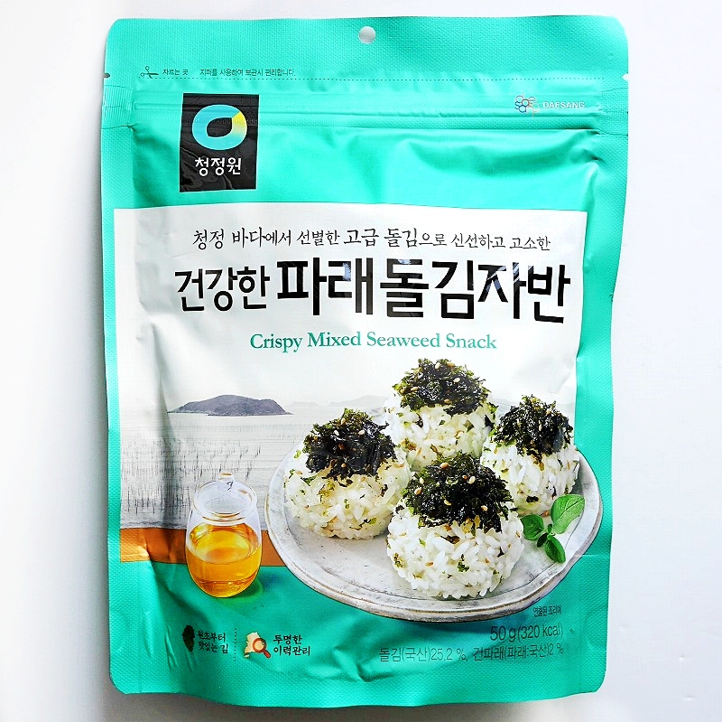 チョンジョンウォン パラドルキムジャバン　韓国海苔ふりかけ　50g　Crispy Mixed Seaweed Snack