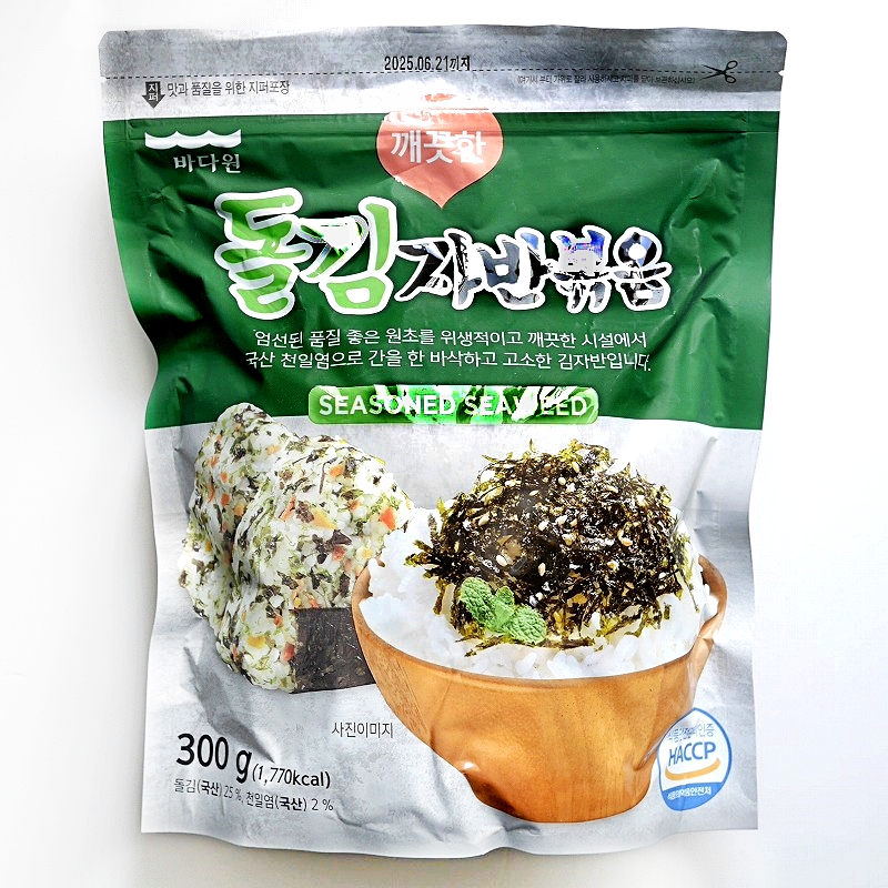 Badawon　韓国海苔ふりかけ　SEASONED SEAWEED　300g　돌김자반볶음