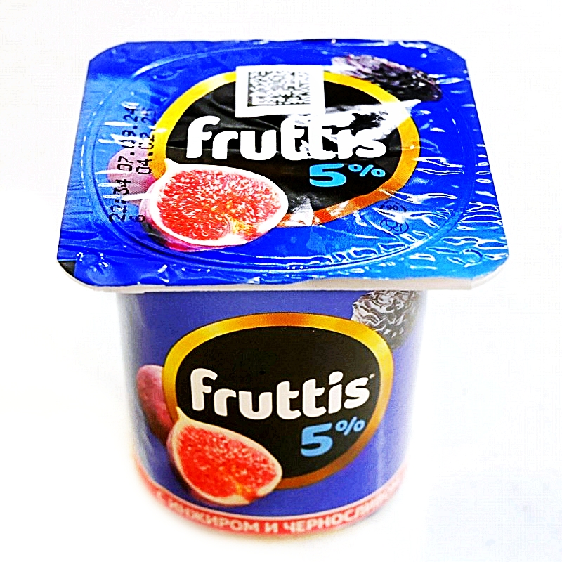 Fruttis 5%　ヨーグルト　イチジクとプルーン入り　115g