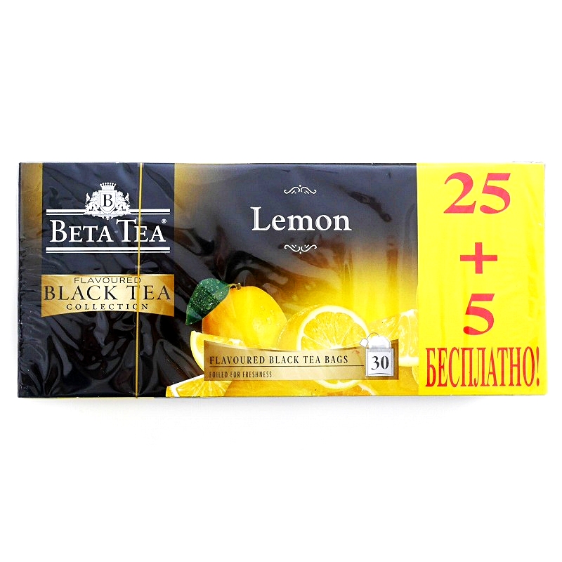 BETA TEA FLAVOURED BLACK TEA COLLECTION Lemon　レモンティー　ティーバッグ