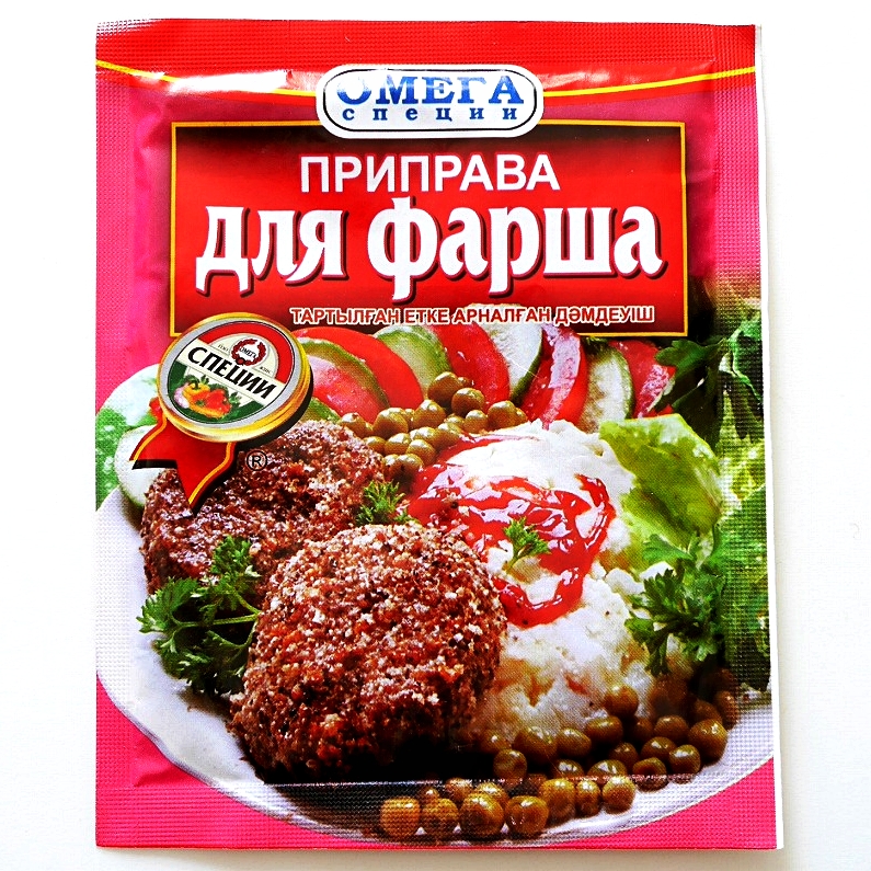 オメガスパイス　ひき肉用調味料　OMEGA ПРИПРАВА ДЛЯ фарша