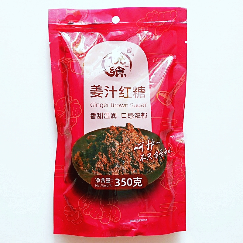 优飨　姜汁红糖　姜汁紅糖　ジンジャーブラウンシュガー　350g