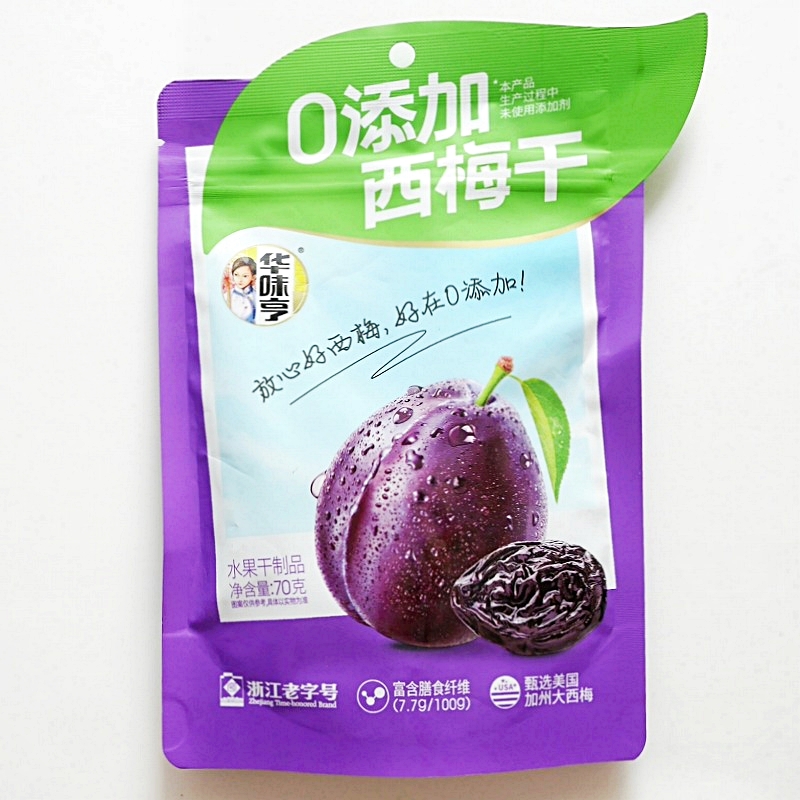华味亨　0添加　西梅干　ドライプルーン　70g