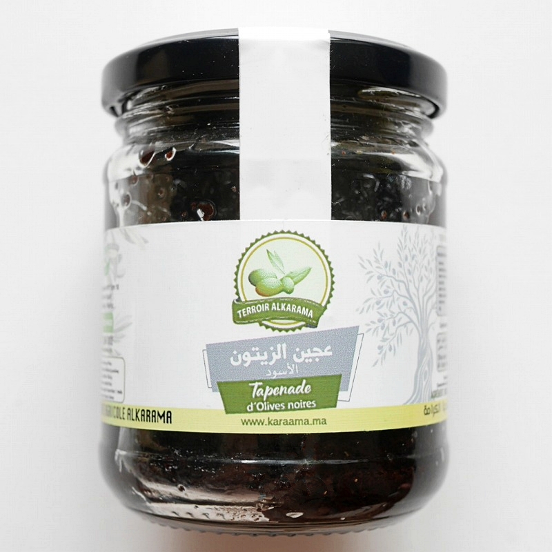 TERROIR ALKARAMA Tapenade d'Olives noires ブラックオリーブタプナード 180g
