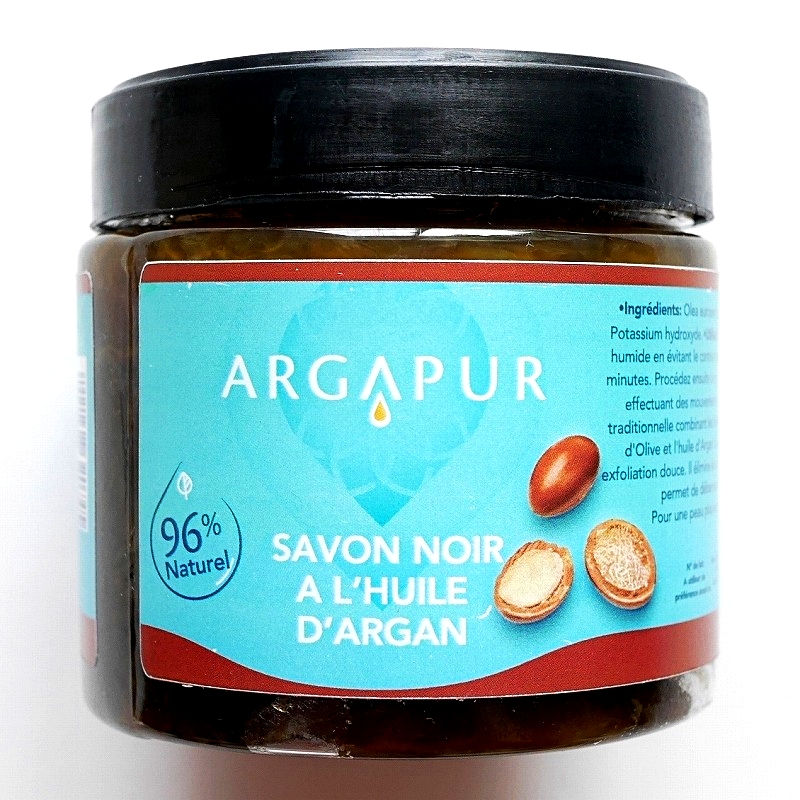 ARGAPUR SAVON NOIR　アルガプール　サボンノワール　ブラックソープ　黒石鹸　アルガンオイル石鹸　200g