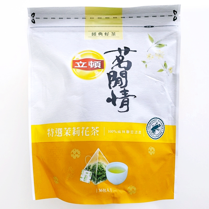 台湾リプトン　ジャスミンティー　ティーバッグ　36個入り　立頓　茗間情　特選茉莉花茶