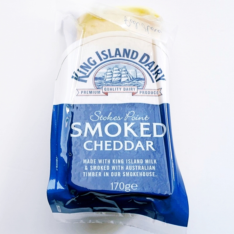 キングアイランド　ストークスポイント　スモークチェダー　KING ISLAND SMOKED CHEDDAR 170g